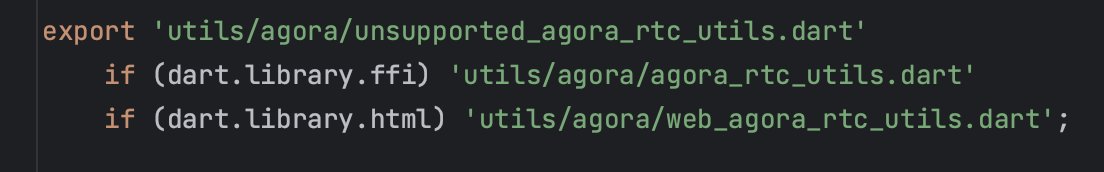 Conditional export and import on Dart